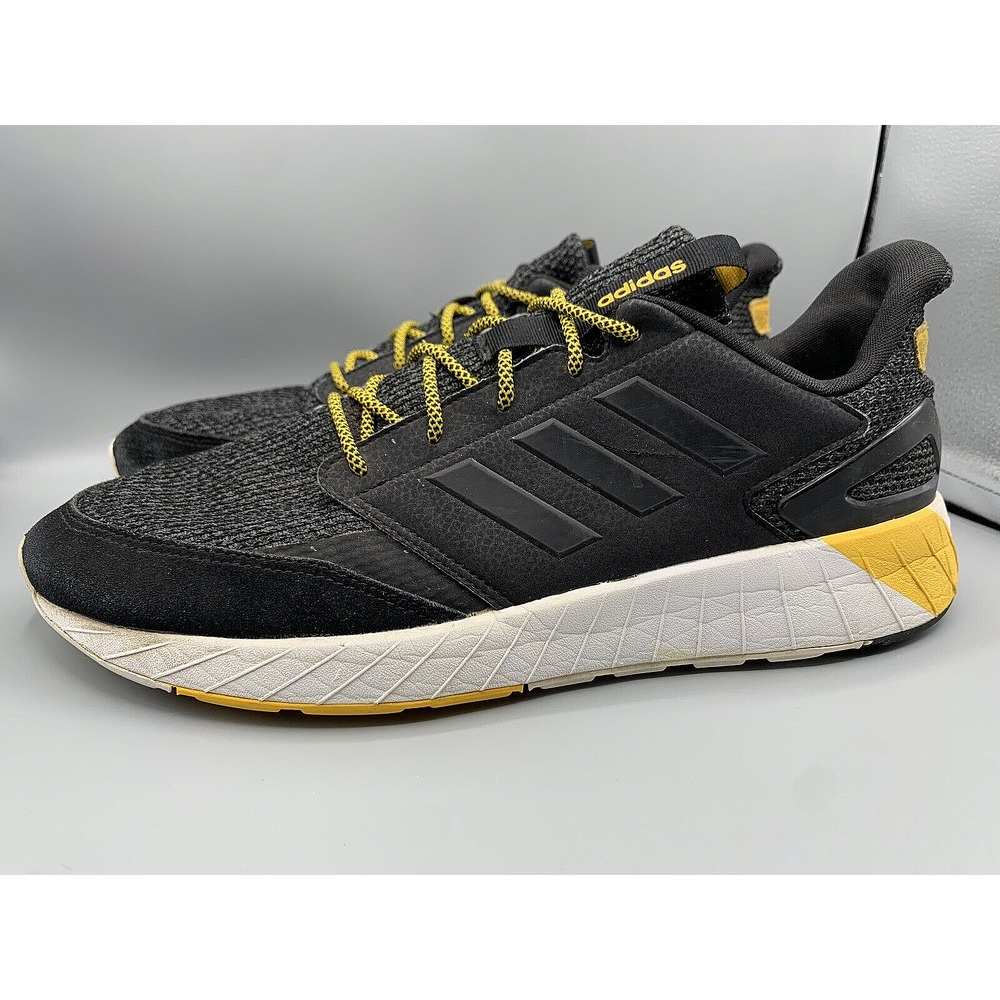 ADIDAS QUESTARSTRIKE Black Running Athletic Shoes Sneakers G25770 Men's Size 13